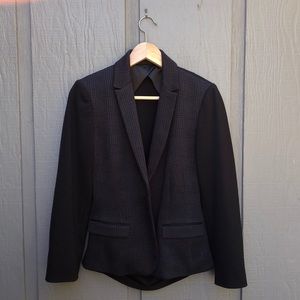 TAHARI Blazer checkered w/ drape back